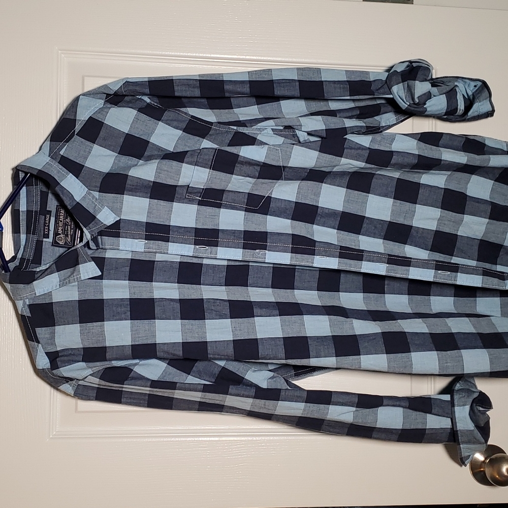 Long sleeve casual button down 3XL